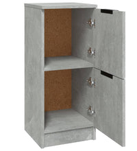 Sideboards 2 Stk. Betongrau 30x30x70 cm Holzwerkstoff
