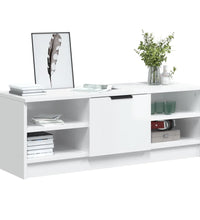 TV-Schrank Hochglanz-Weiß 102x35,5x36,5 cm Holzwerkstoff