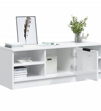 TV-Schrank Hochglanz-Weiß 102x35,5x36,5 cm Holzwerkstoff