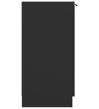 Schuhschrank Schwarz 59x35x70 cm Holzwerkstoff