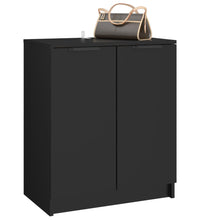 Schuhschrank Schwarz 59x35x70 cm Holzwerkstoff