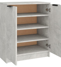 Schuhschrank Betongrau 59x35x70 cm Holzwerkstoff