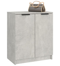 Schuhschrank Betongrau 59x35x70 cm Holzwerkstoff