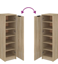Schuhschrank Sonoma-Eiche 30x35x100 cm Holzwerkstoff