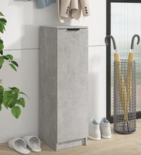 Schuhschrank Betongrau 30x35x100 cm Holzwerkstoff