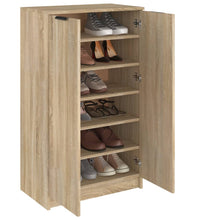 Schuhschrank Sonoma-Eiche 59x35x100 cm Holzwerkstoff