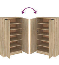 Schuhschrank Sonoma-Eiche 59x35x100 cm Holzwerkstoff