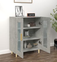 Sideboard Betongrau 69,5x34x90 cm Holzwerkstoff