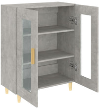Sideboard Betongrau 69,5x34x90 cm Holzwerkstoff
