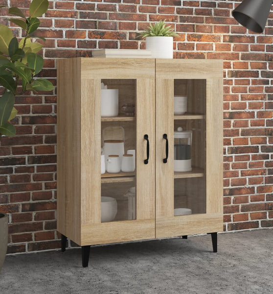 Sideboard Sonoma-Eiche 69,5x34x90 cm Holzwerkstoff