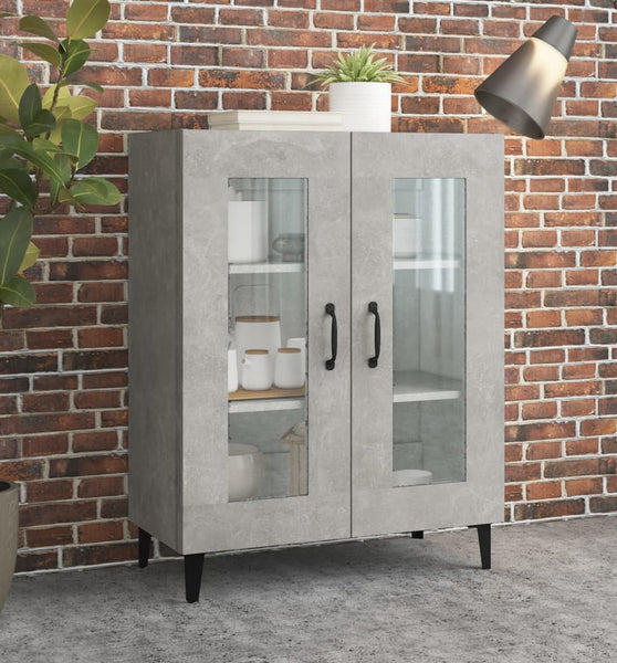 Sideboard Betongrau 69,5x34x90 cm Holzwerkstoff