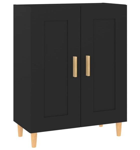 Sideboard Schwarz 69,5x34x90 cm Holzwerkstoff