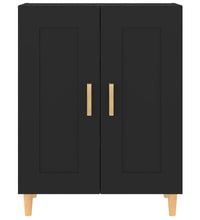 Sideboard Schwarz 69,5x34x90 cm Holzwerkstoff