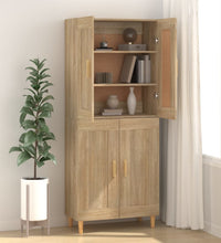 Sideboard Sonoma-Eiche 69,5x34x90 cm Holzwerkstoff