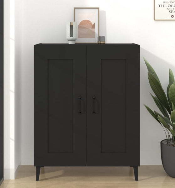 Sideboard Schwarz 69,5x34x90 cm Holzwerkstoff