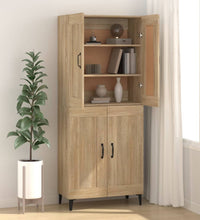 Sideboard Sonoma-Eiche 69,5x34x90 cm Holzwerkstoff