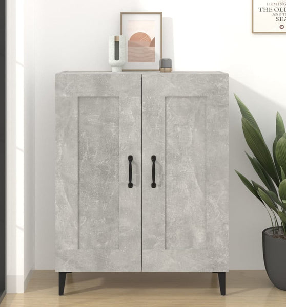 Sideboard Betongrau 69,5x34x90 cm Holzwerkstoff
