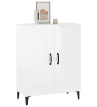 Sideboard Hochglanz-Weiß 69,5x34x90 cm Holzwerkstoff