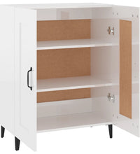 Sideboard Hochglanz-Weiß 69,5x34x90 cm Holzwerkstoff