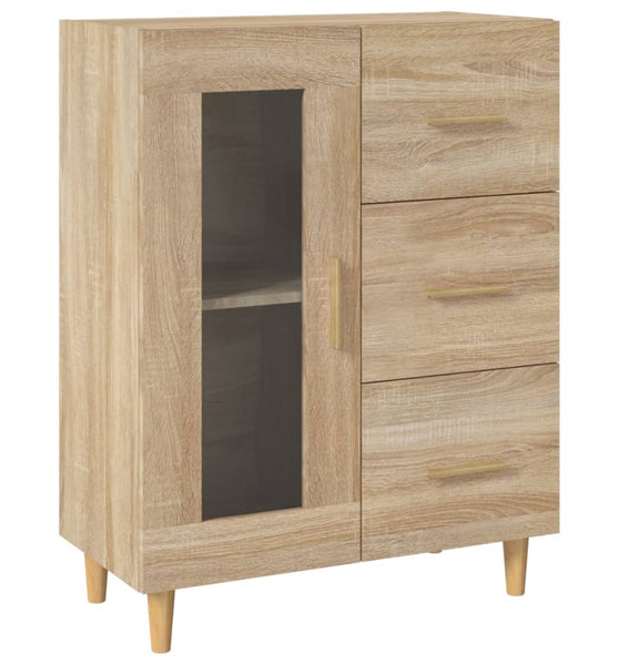 Sideboard Sonoma-Eiche 69,5x34x90 cm Holzwerkstoff