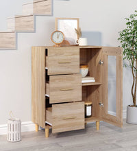 Sideboard Sonoma-Eiche 69,5x34x90 cm Holzwerkstoff