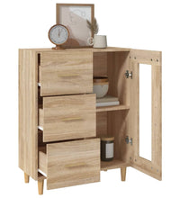 Sideboard Sonoma-Eiche 69,5x34x90 cm Holzwerkstoff