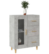 Sideboard Betongrau 69,5x34x90 cm Holzwerkstoff