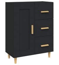 Sideboard Schwarz 69,5x34x90 cm Holzwerkstoff