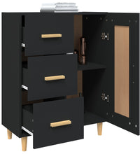 Sideboard Schwarz 69,5x34x90 cm Holzwerkstoff