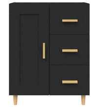 Sideboard Schwarz 69,5x34x90 cm Holzwerkstoff