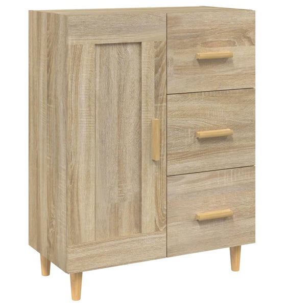 Sideboard Sonoma-Eiche 69,5x34x90 cm Holzwerkstoff