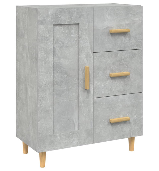 Sideboard Betongrau 69,5x34x90 cm Holzwerkstoff