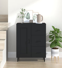 Sideboard Schwarz 69,5x34x90 cm Holzwerkstoff