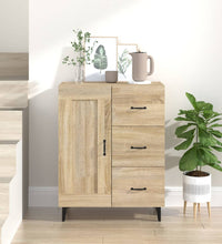 Sideboard Sonoma-Eiche 69,5x34x90 cm Holzwerkstoff