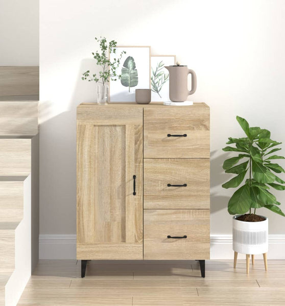 Sideboard Sonoma-Eiche 69,5x34x90 cm Holzwerkstoff