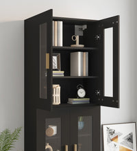 Hängeschrank Schwarz 69,5x34x90 cm