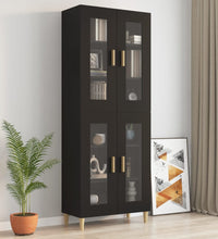 Hängeschrank Schwarz 69,5x34x90 cm