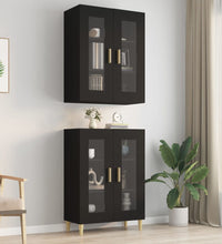 Hängeschrank Schwarz 69,5x34x90 cm