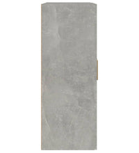 Wandschrank Betongrau 69,5x32,5x90 cm Holzwerkstoff