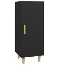 Sideboard Schwarz 34,5x34x90 cm Holzwerkstoff