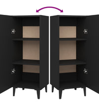 Sideboard Schwarz 34,5x34x90 cm Holzwerkstoff