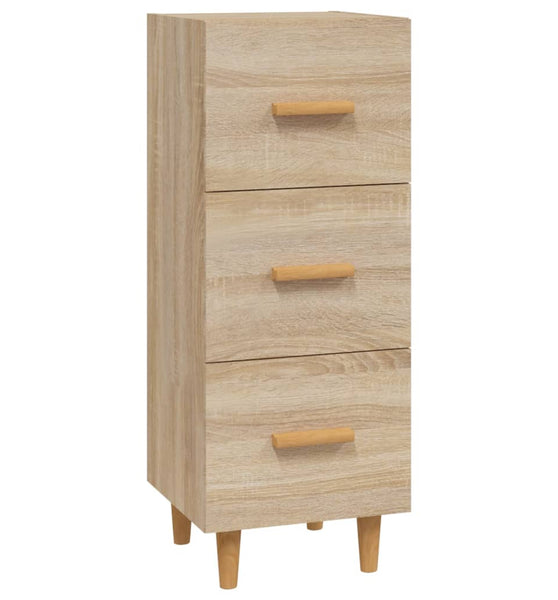 Sideboard Sonoma-Eiche 34,5x34x90 cm Holzwerkstoff