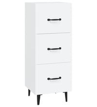 Sideboard Weiß 34,5x34x90 cm Holzwerkstoff