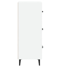 Sideboard Weiß 34,5x34x90 cm Holzwerkstoff