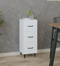 Sideboard Weiß 34,5x34x90 cm Holzwerkstoff