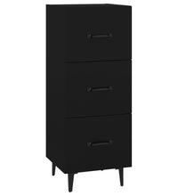 Sideboard Schwarz 34,5x34x90 cm Holzwerkstoff