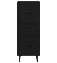 Sideboard Schwarz 34,5x34x90 cm Holzwerkstoff