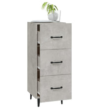 Sideboard Betongrau 34,5x34x90 cm Holzwerkstoff