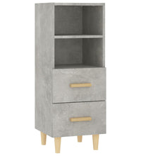 Sideboard Betongrau 34,5x34x90 cm Holzwerkstoff