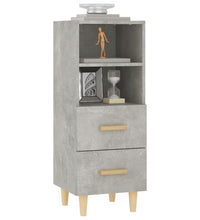 Sideboard Betongrau 34,5x34x90 cm Holzwerkstoff